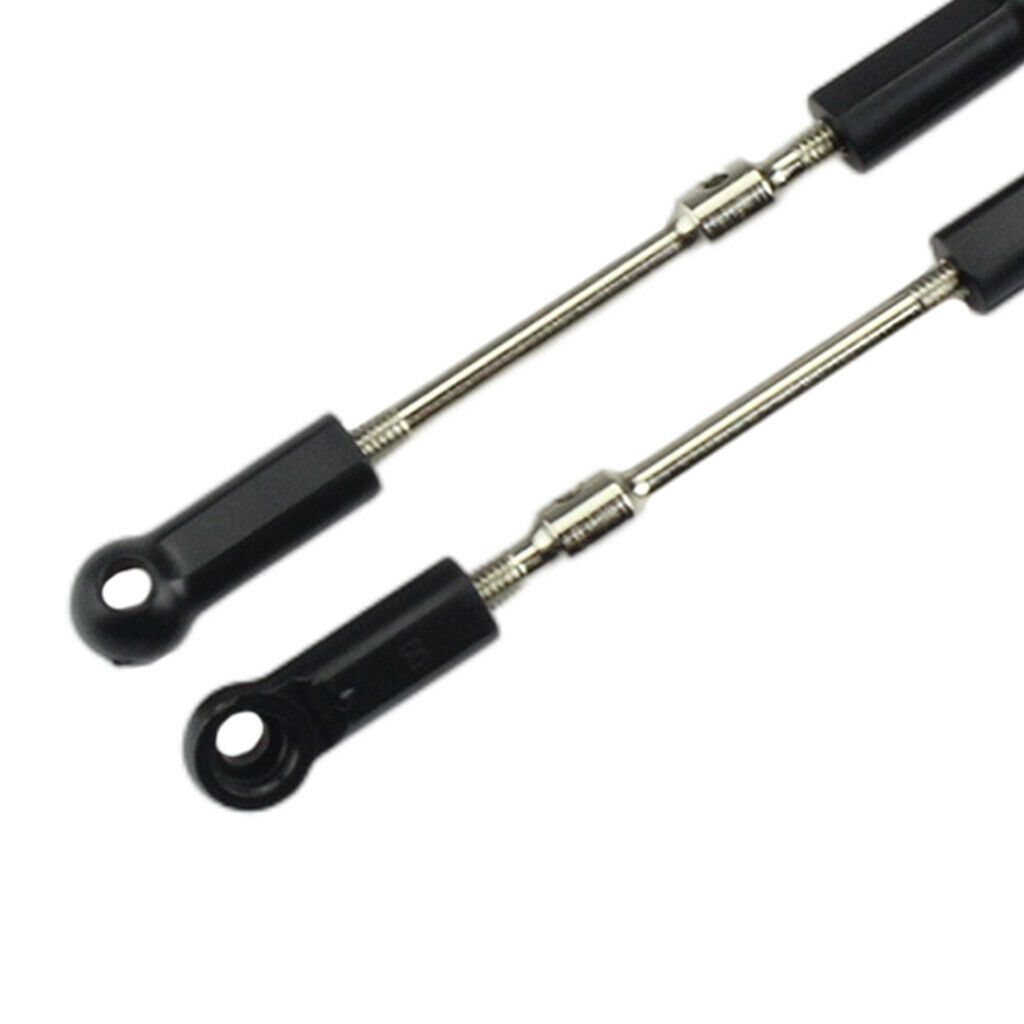 2Pcs RC Car Steering Servo Linkages Pull Rod for Wltoys 104001 1/10 RC Car
