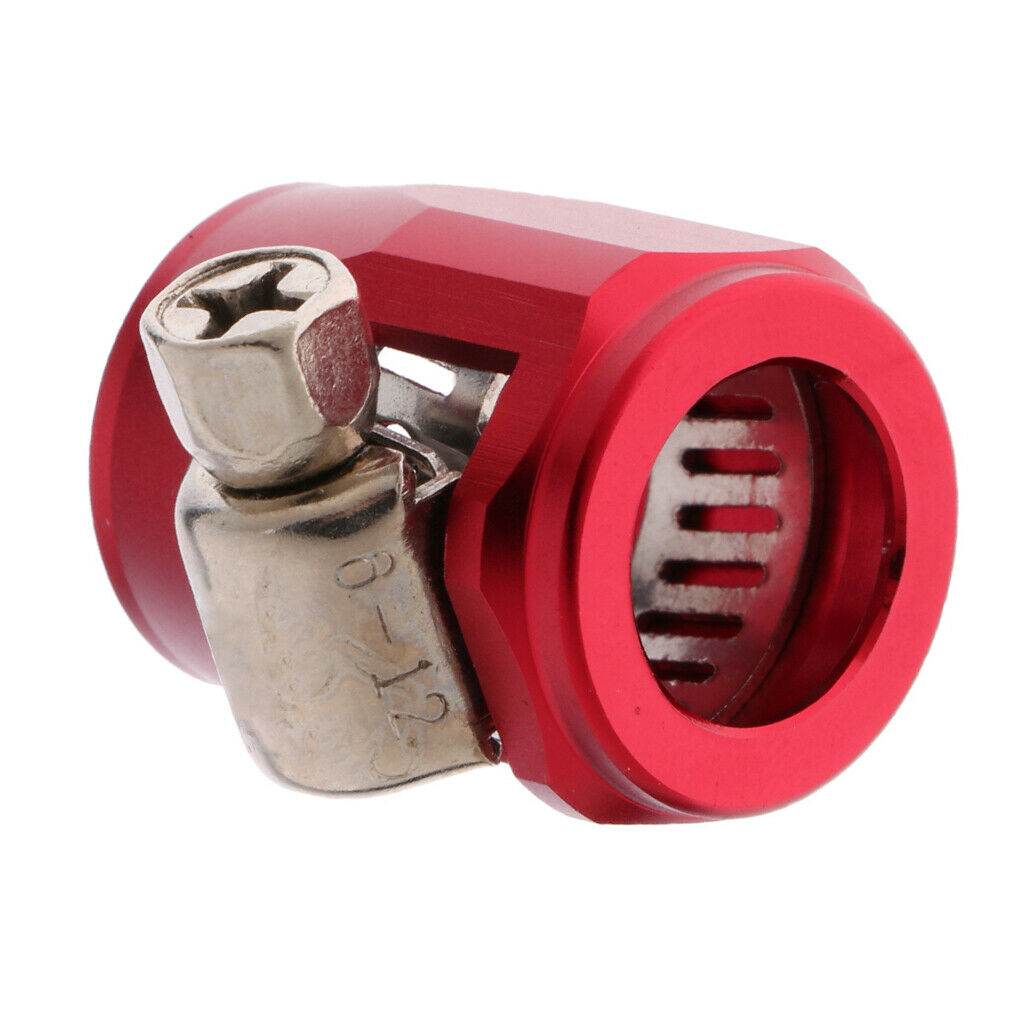 2X AN6 Hose End Finisher Aluminum Oil Water Pipe Clamp Outer Diameter