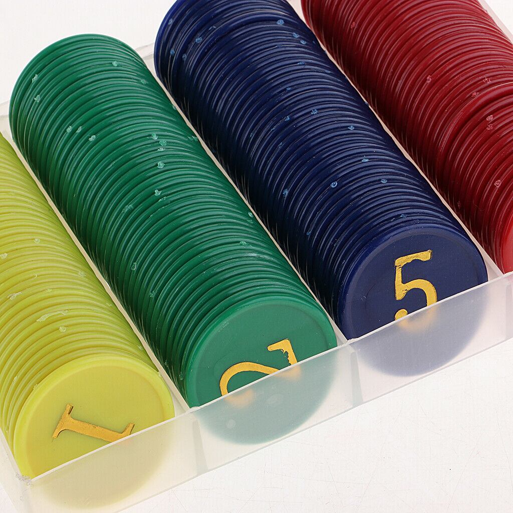 160pcs. Bingo Chips Colorful Coins Toys for Children Numbers Toys