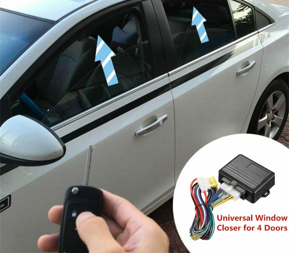ABS Universal Automatic 4-door Car Window Closer Module Auto Security System Kit
