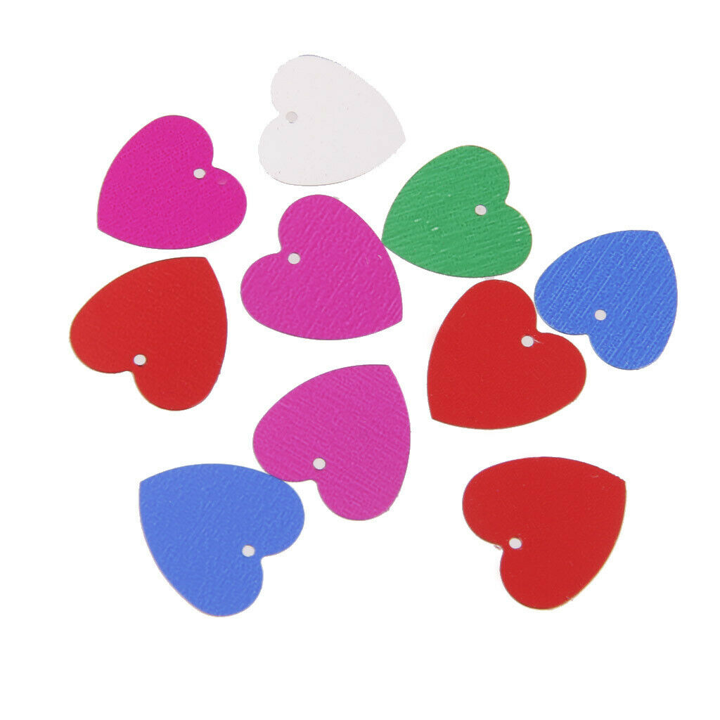 Mixed Color Confetti Sprinkles Heart Paper Party Decoration Celebration 14mm