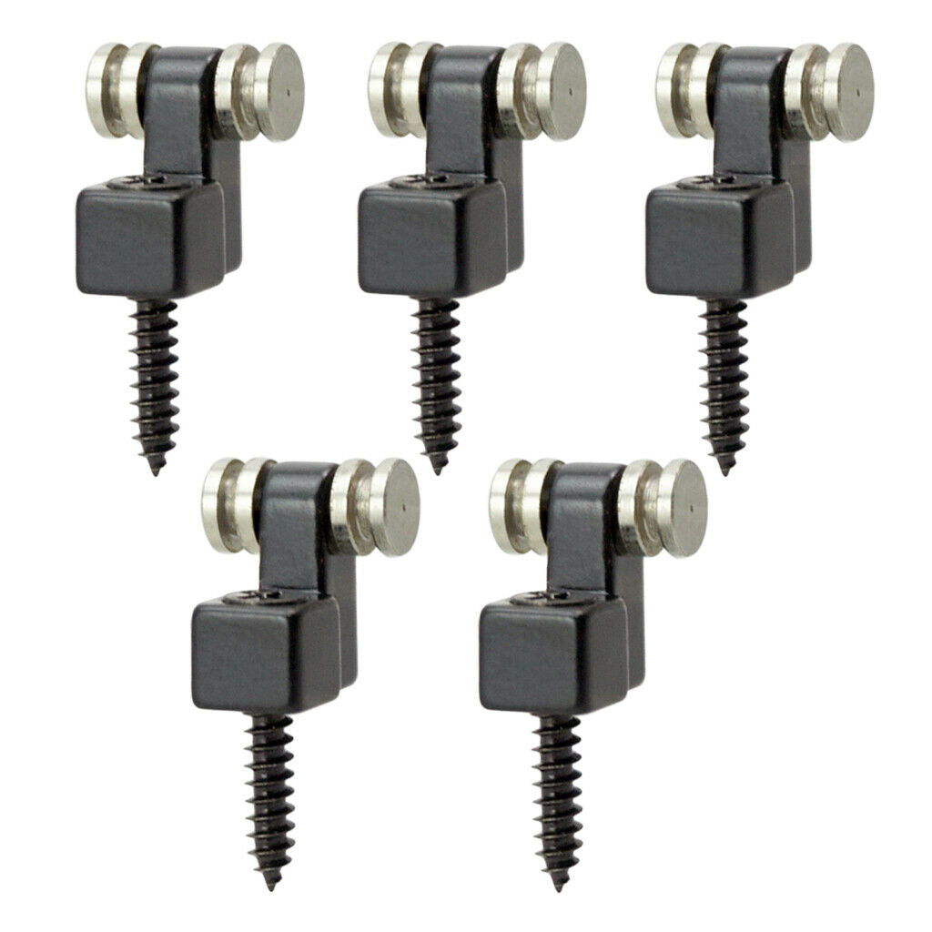 10pcs Guitar String Tree String Retainer for Fender Electric Guitar Black