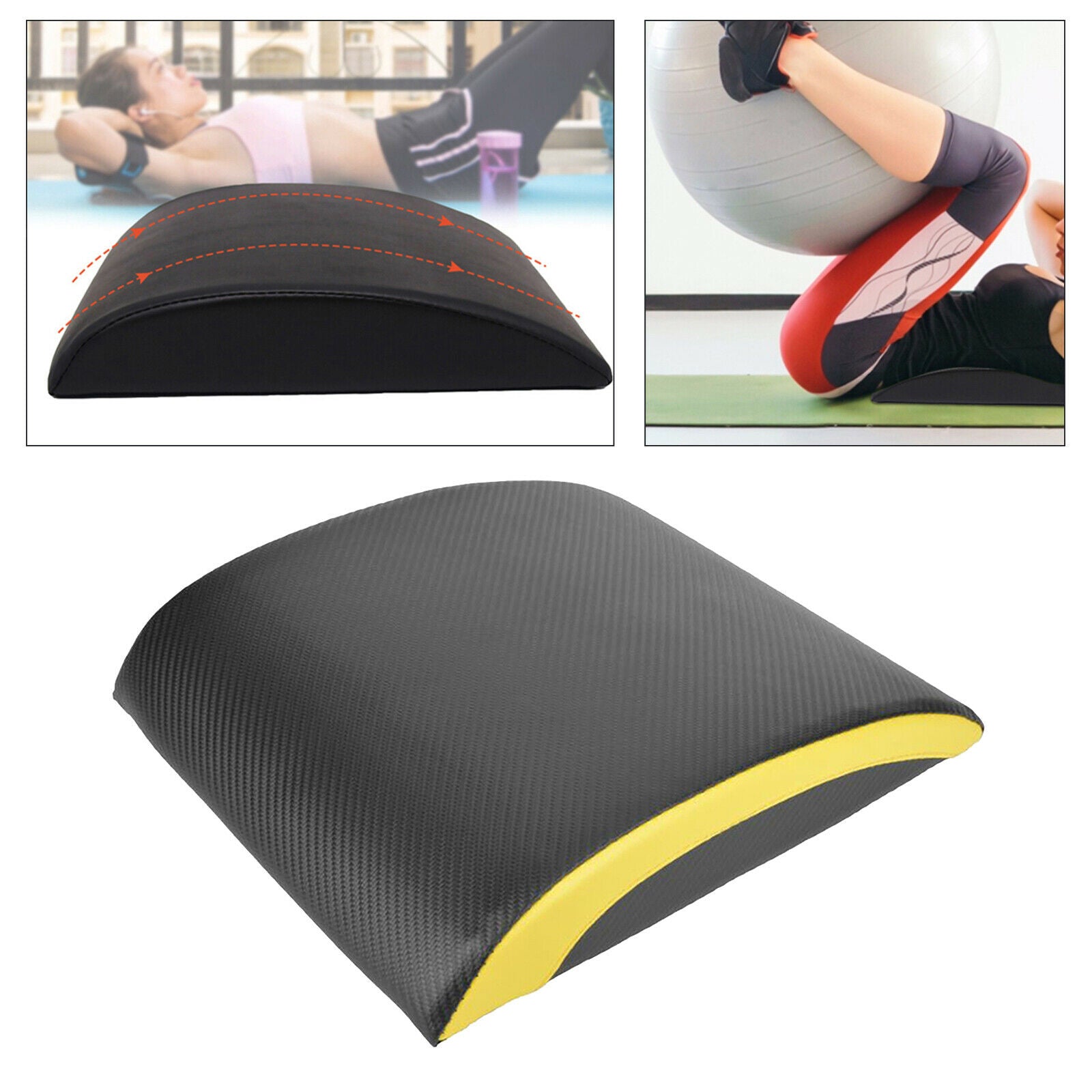 Guidance Sit-up Core Training Gear Mini Bench, Exercise Ab mat, 1 lb