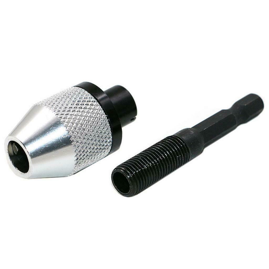 0.3-6.0mm Mini Drill Chuck Taper Mounted Drill Chuck with one Key Drill Bits