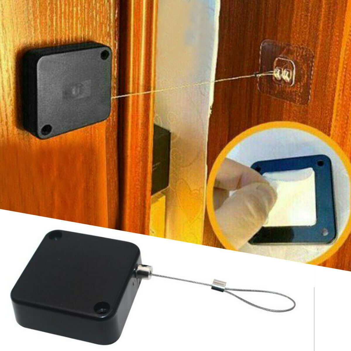 5PCS Punch-free Automatic Sensor Door Closer Portable Home Office Doors Off