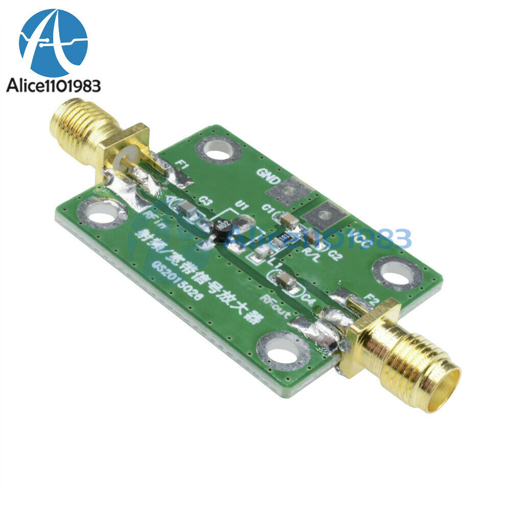2PCS 0.1-2000MHz RF Wideband Amplifier 30dB Low-noise LNA Broadband Receiver