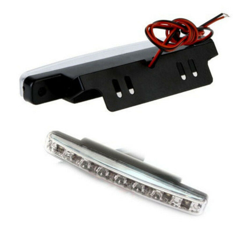Car Light 8 LED DRL Fog Driving Daylight Daytime Running White Lamp BDAU