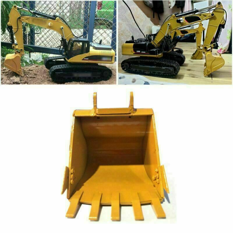 All Metal 580 Simulation Bucket 336D For HuiNa 580 Excavator RC Car Accessory