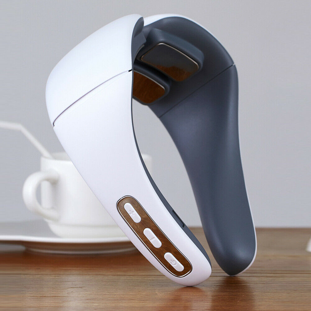 Electric Pulse Cervical Neck Massager Body Shoulder Muscle Relax Pain Relief NEW