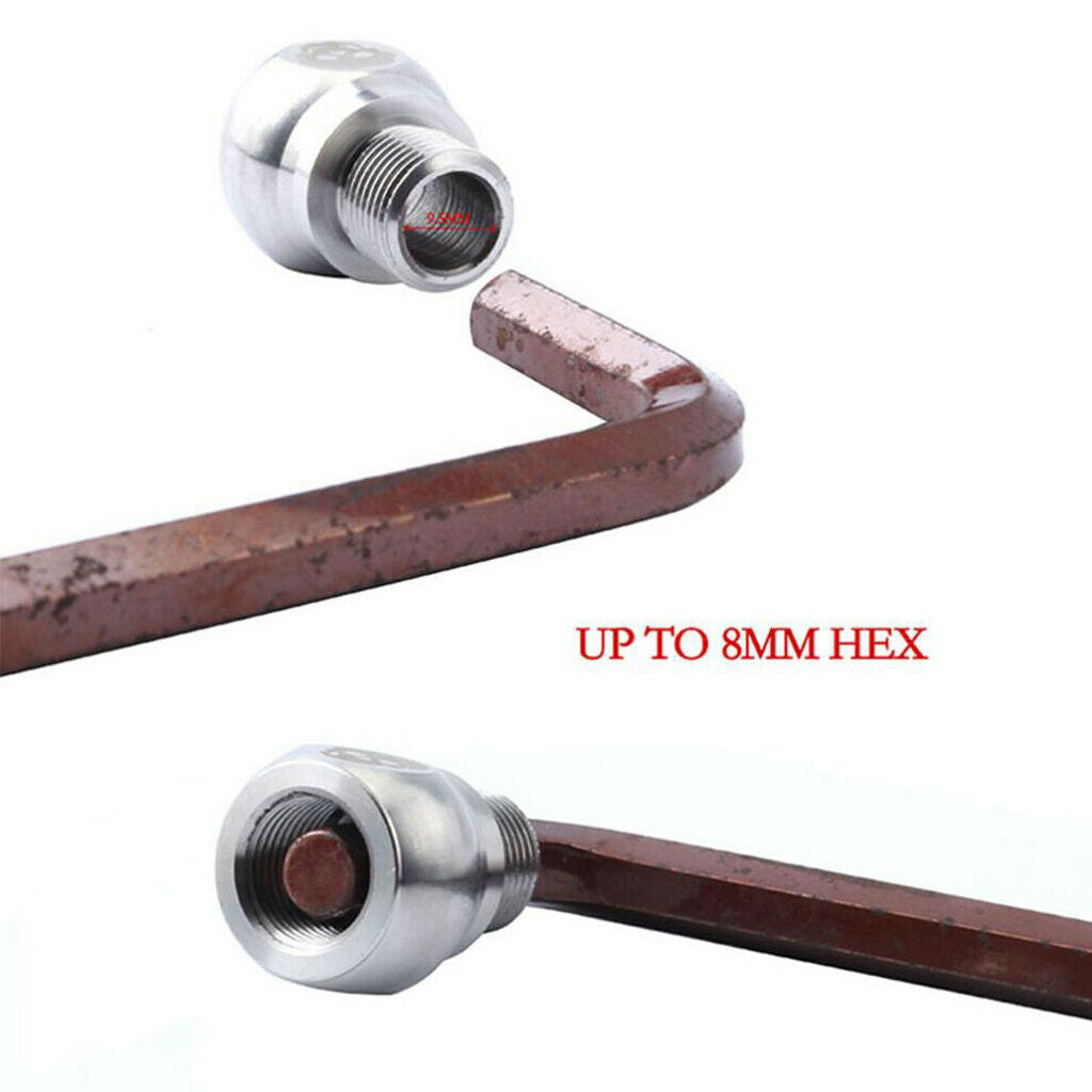 1 Pair Bike Pedal Extenders 9/16" Bicycle Pedal Extension Screws Thread 20mm