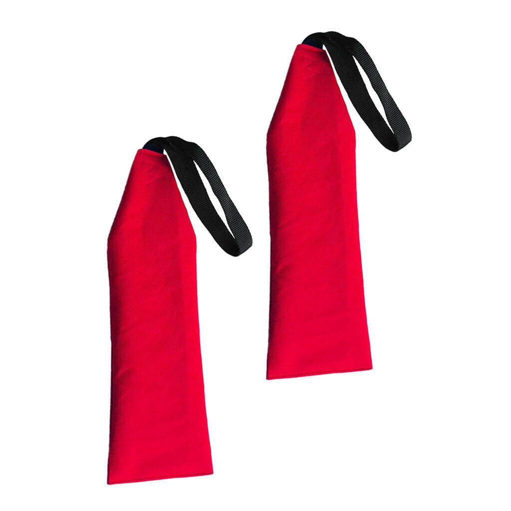 2pcs Red Long Load Travel Safety Flag Tow Flag for Kayaks Canoes &  11 X 35cm