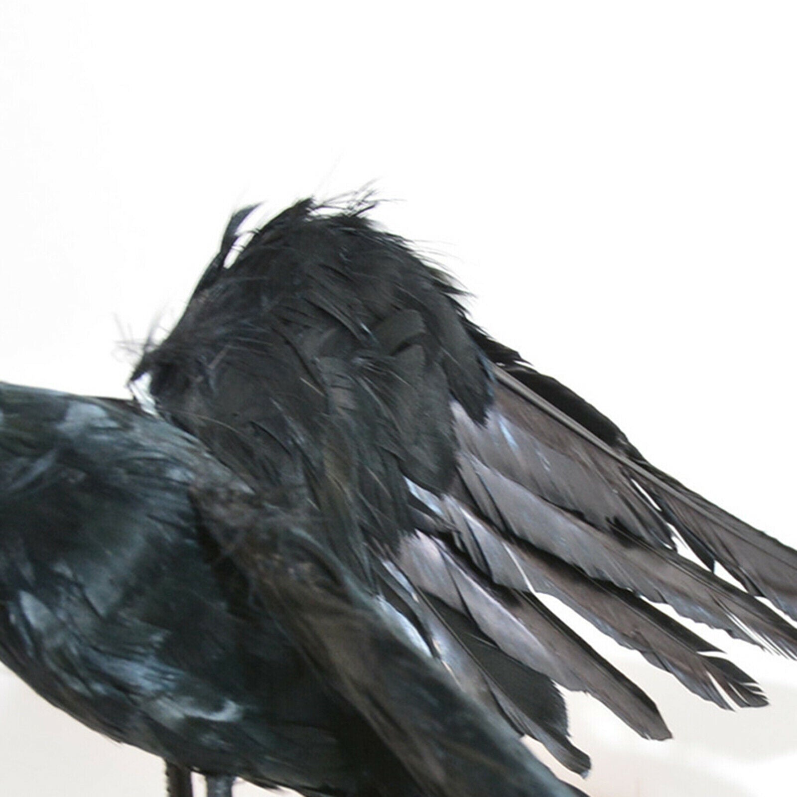 Vivid Crow Handmade Foam Feathered Scary Hunting Prop Garden Scarecrow 1pc