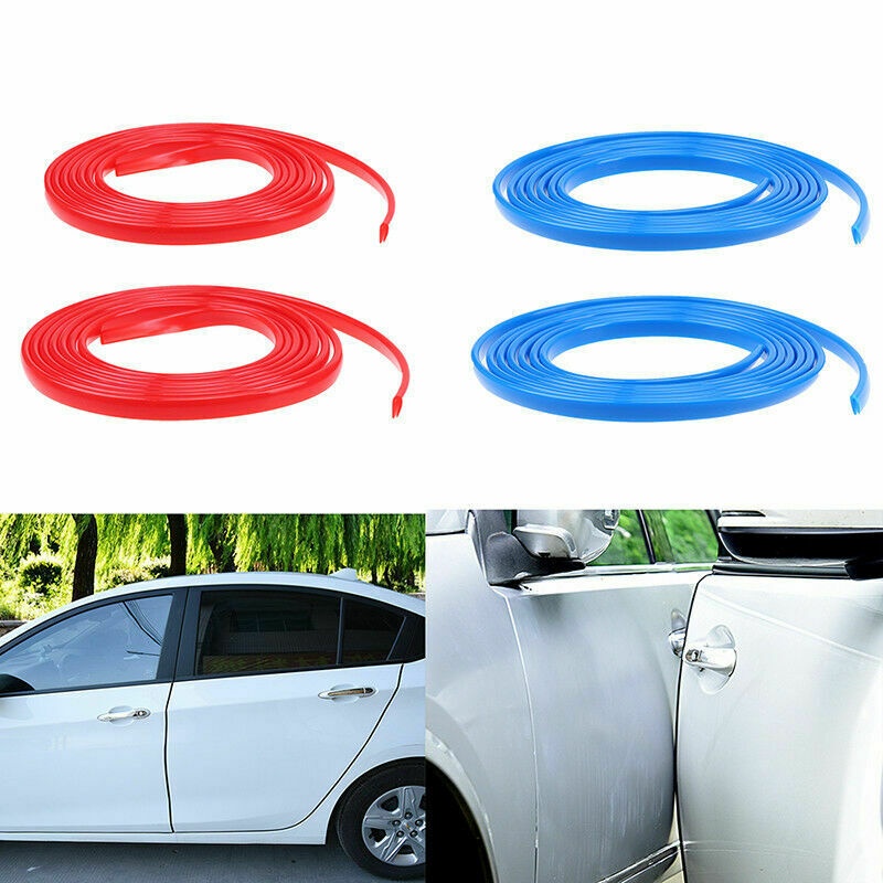 6m Red Edge Door Guard Trim DIY CAR Moulding Guards Molding Protector 20ft Strip