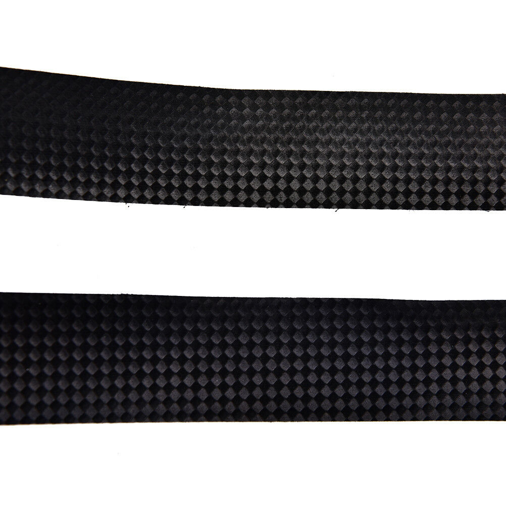 2X Bike Cycling Road Bike Carbon Fiber Handlebar Tape Wrap + 2 Bar Plug black Rf