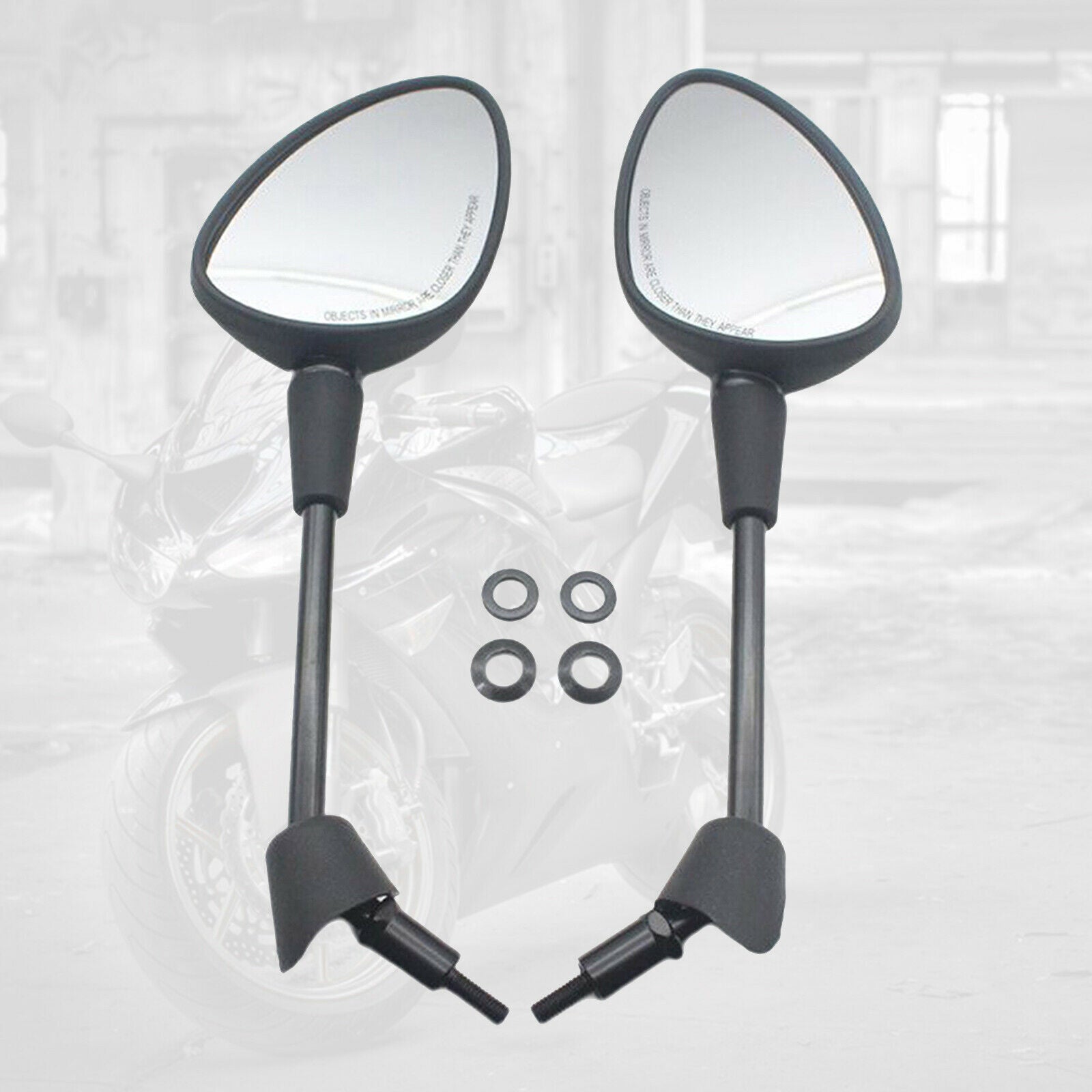 2x Rear view Mirrors for Vespa GTV 250 300 300ie Left & Right Premium Black