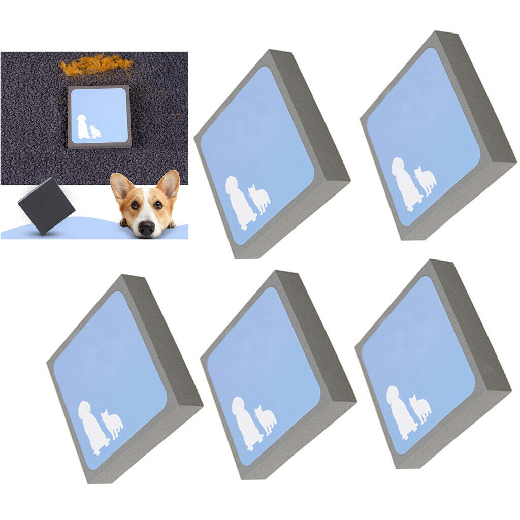 5 x New Pet Hair Remover Cat Dog Hair Remover Tool Easy to Carry Pet Hair
