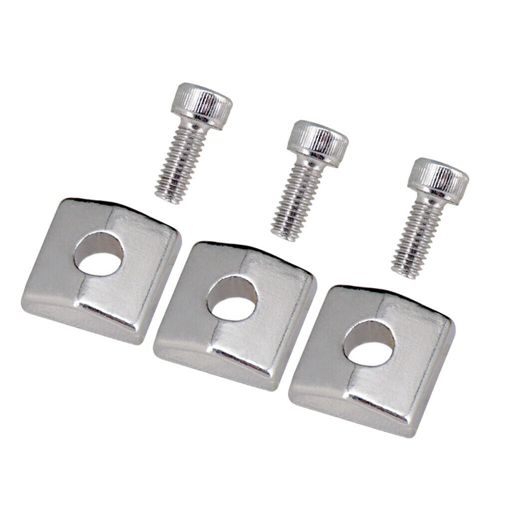 6pcs Electric Guitar Locking Nut Clamp&Screws for Tremolo Bridge Parts