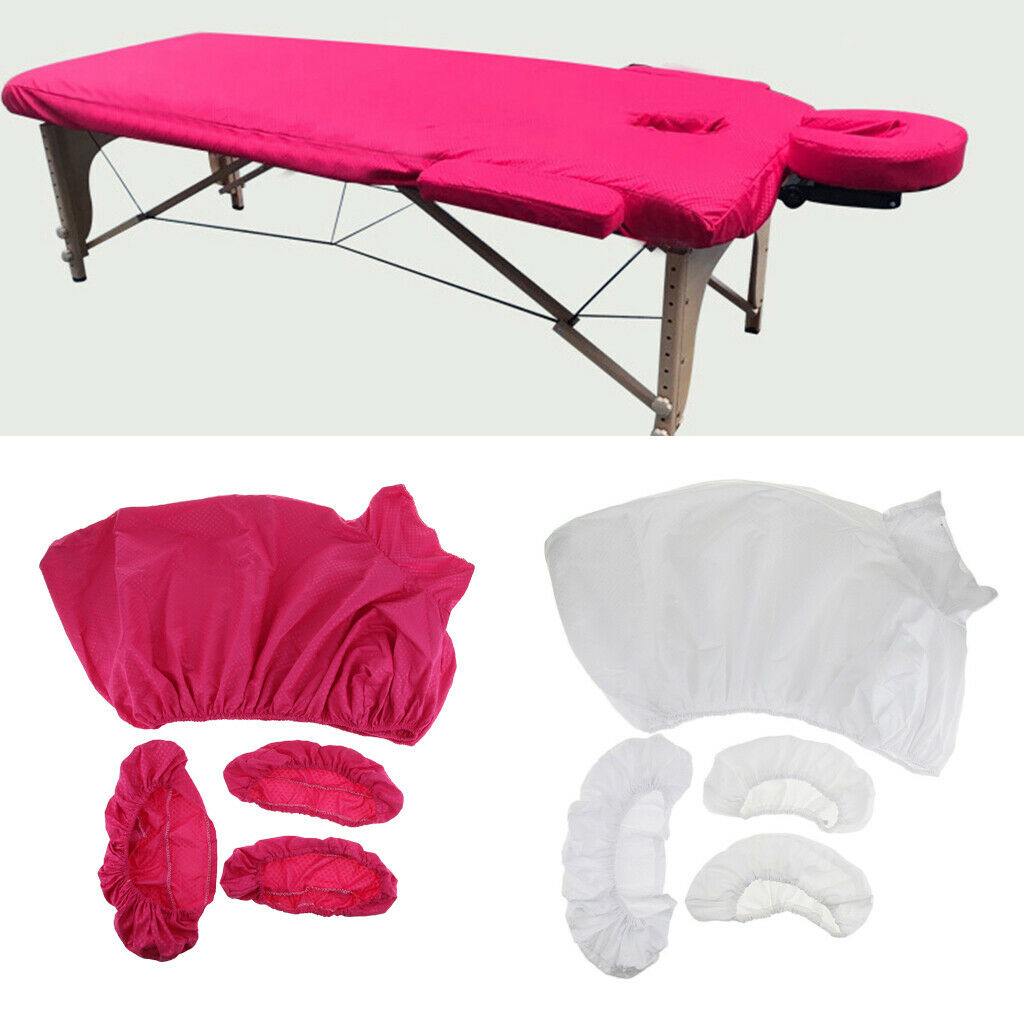 8PCS Acupuncture Massage Table Bed Fitted Pad Face Cradle Hand Pillow Covers