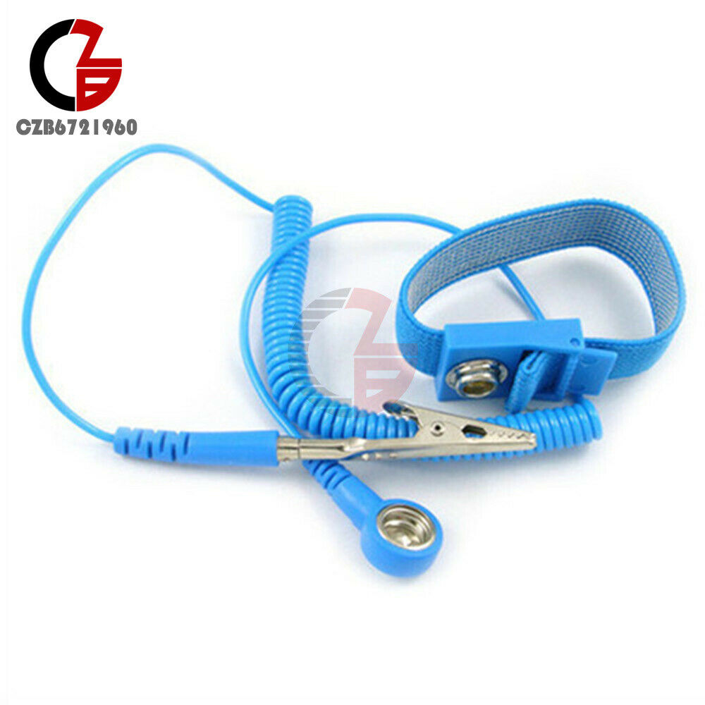5PCS Brand Anti Static ESD Wrist Strap Discharge Band Grounding Prevent Static