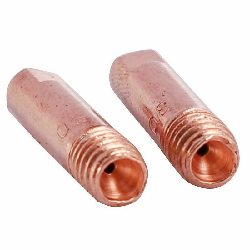 13Pcs CO2 Mig Welding Torch Aircooled MB 15AK Contact Tip Holder Gas Nozzle 0.P8