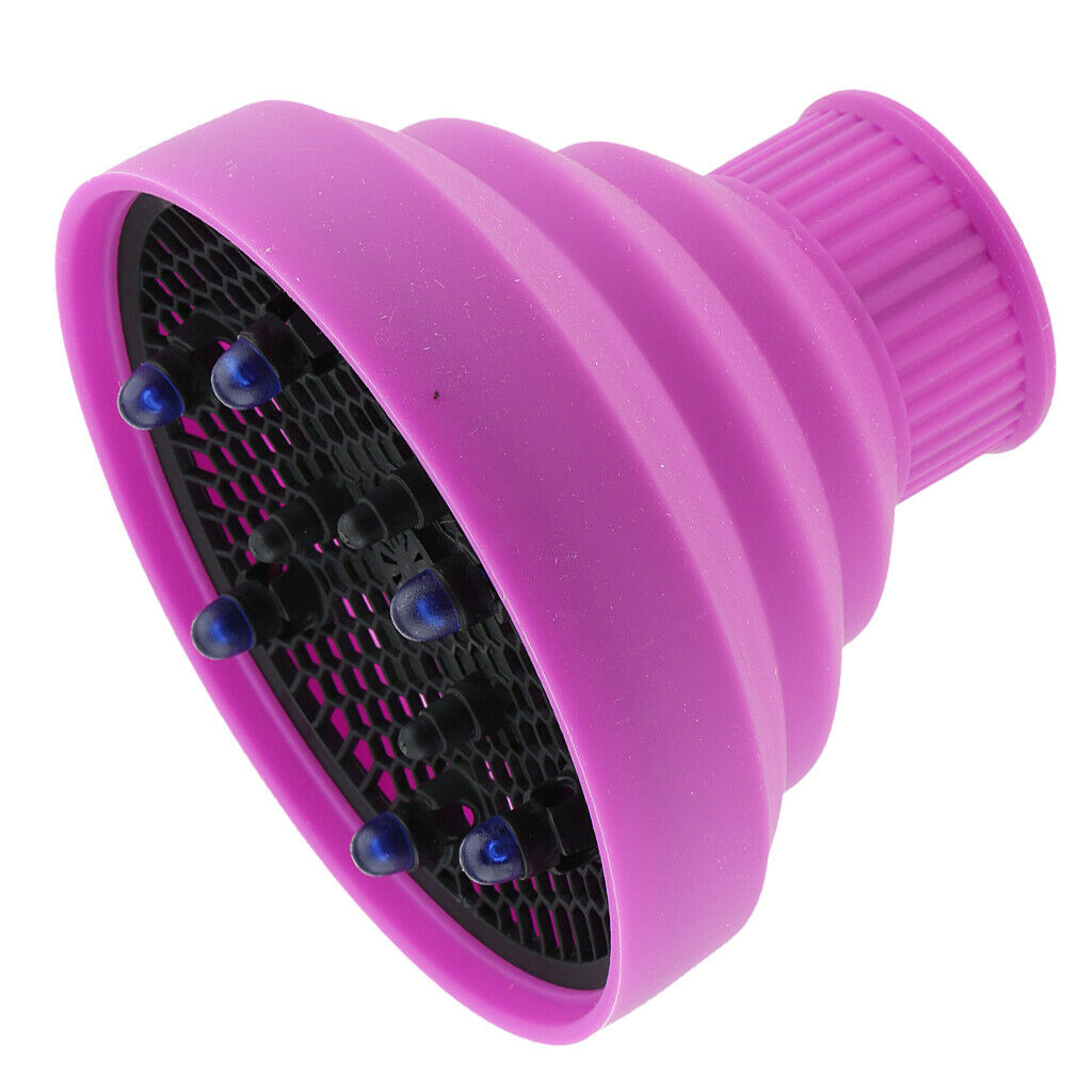 2Pieces Universal Silicone Curl Hair Dryer Blower Diffuser Hairdressing Tool