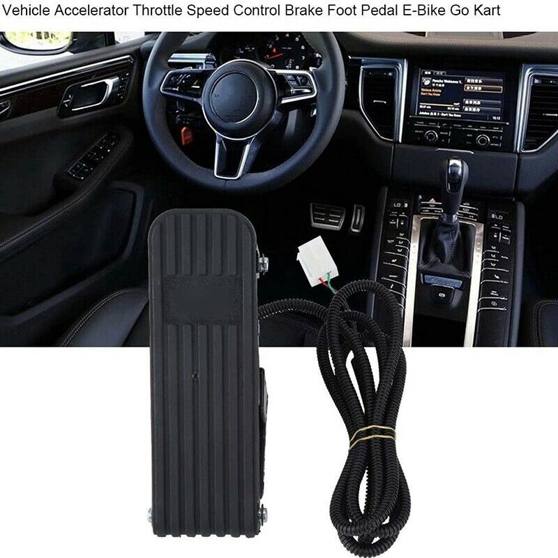 Speed Pedals, Vehicle Accelerator Throttl Control Brake Foot Pedal E-BikQ4D9