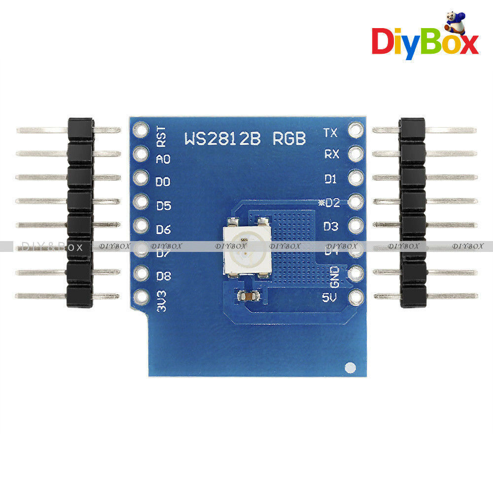 WS2812B RGB WeMos D1 WIFI Dev ESP8266 Development Kit Board NodeMCU for Arduino