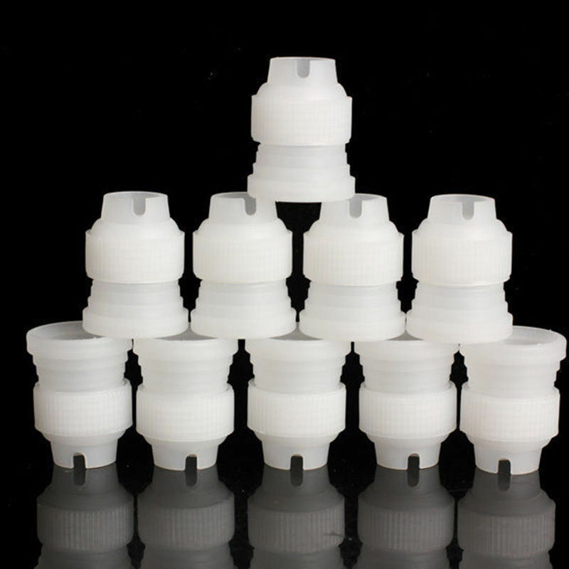 10pcs Coupler Adaptor Icing Piping Nozzle Bag Cake Flower Pastry Decor Too.l8