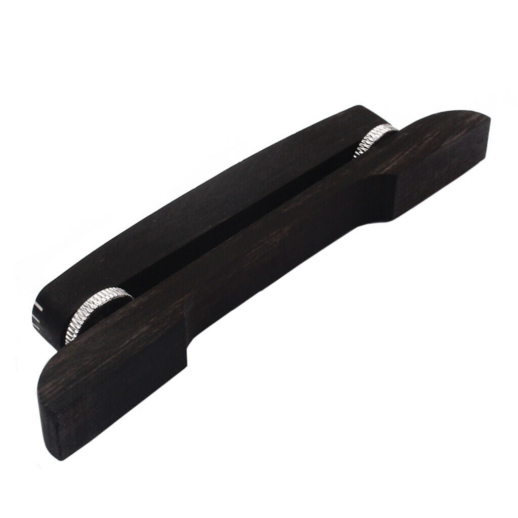 1 Piece Adjustable Height Ebony Bridge Spare Parts for  Archtop