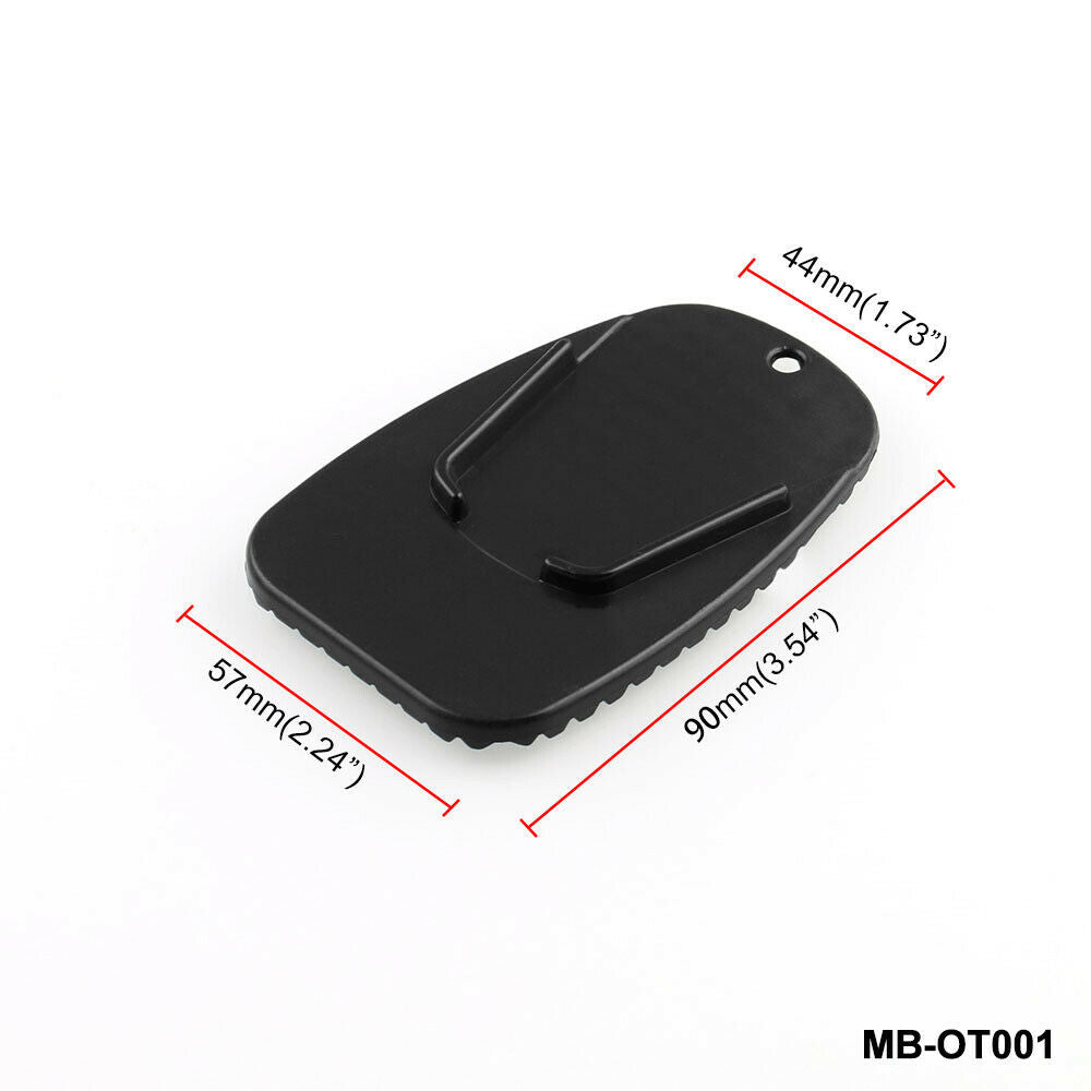 Universal Motorcycle Bike Plastic Kickstand Pad Plate Base Bike Side Stand Grip