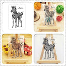 Zebra Silicone Clear Stamp Seal DIY Scrapbooking Embossing Album Cards Decor