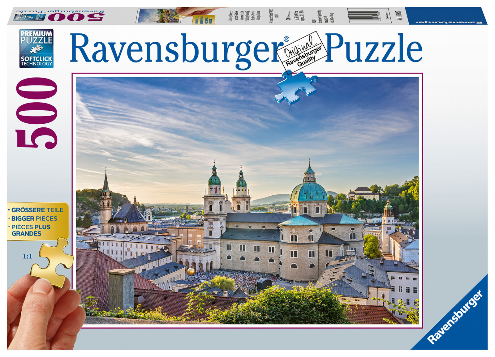 14982 Ravensburger Salzburg, Austria Extra Large Jigsaw Puzzle 500pc Age 10yrs+