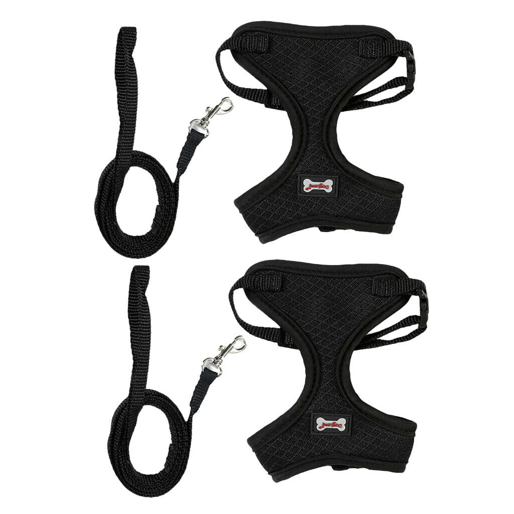 Pack of 2, Pet Cat Kitten Soft & Comfy Made Well 120cm/3.94ft Leash Puppy Dog