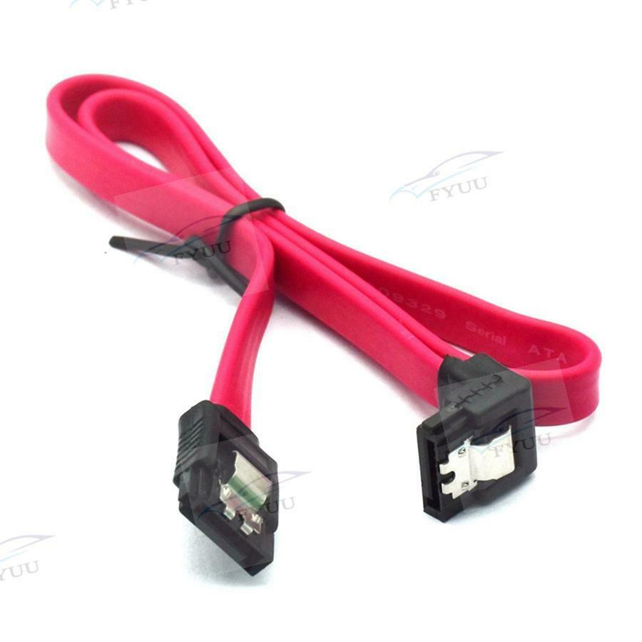 10Pc 18" SATA 3.0 Cable SATA3 III 6GB/s Right Angle 90 Degree SSD HDD Hard Drive