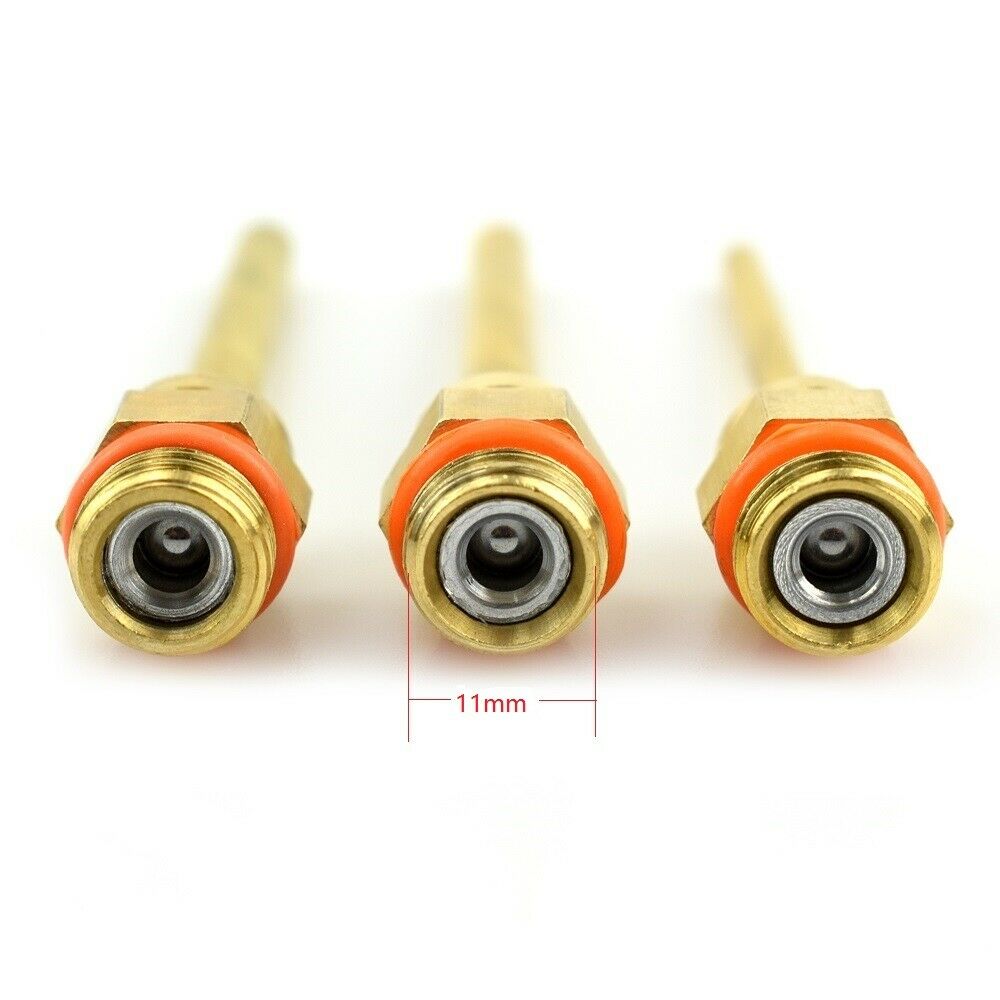 4Pcs 70mm(2.76 inch) Durable Brass Hot Melt Glue Gun Nozzle Long Nozzle +Wrench