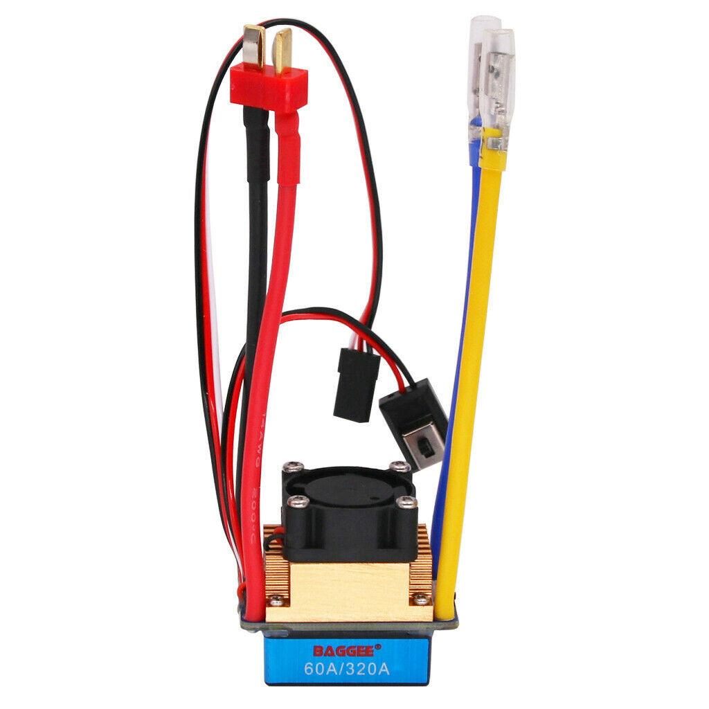 Brushed Motor 55T 60A Brush Speed Controller ESC Regulator for RC Car Truck
