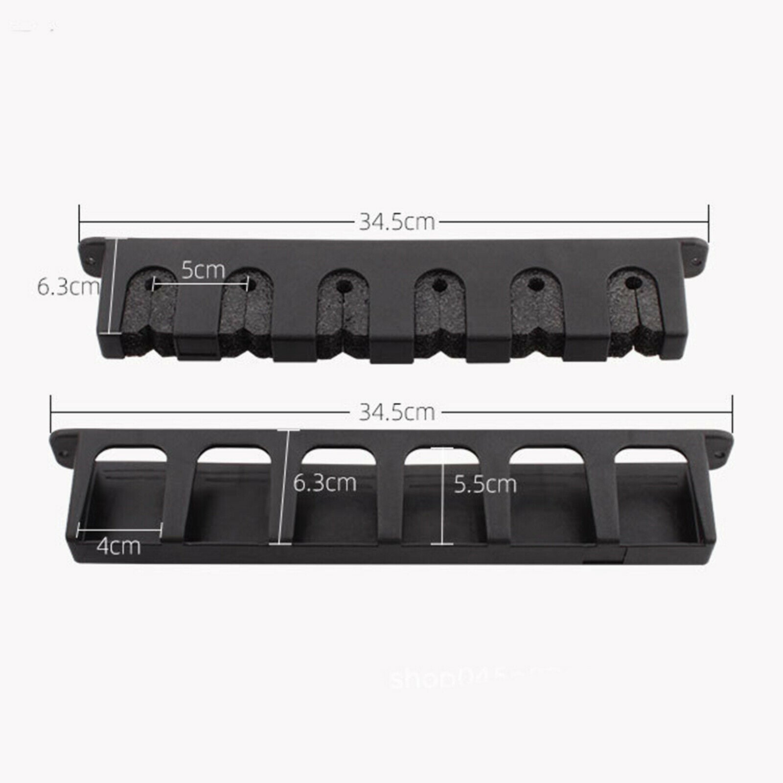 Fishing rod rack vertical bracket wall-mounted storage boat pole bracket