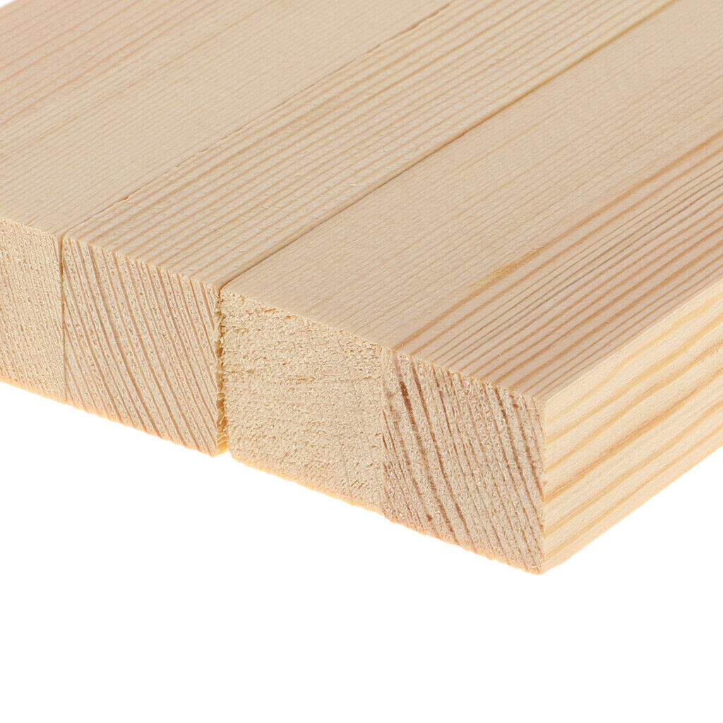 5 Packs Balsa Wood Blocks Rods (100mm) Height for DIY Woodworking Modeling