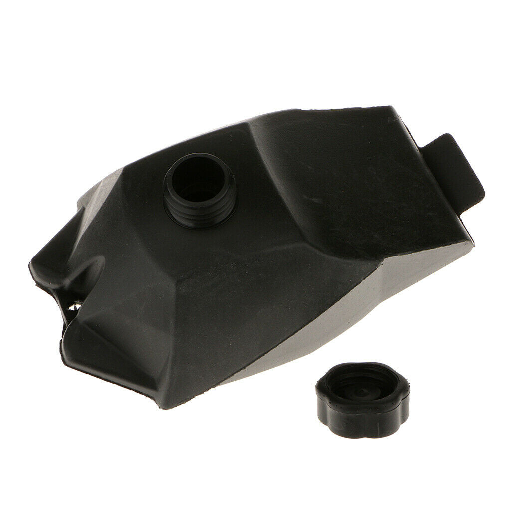 Black Gas Fuel Tank With Cap Heavy Duty For 49cc Motorcycle ATV Dirt Bike
