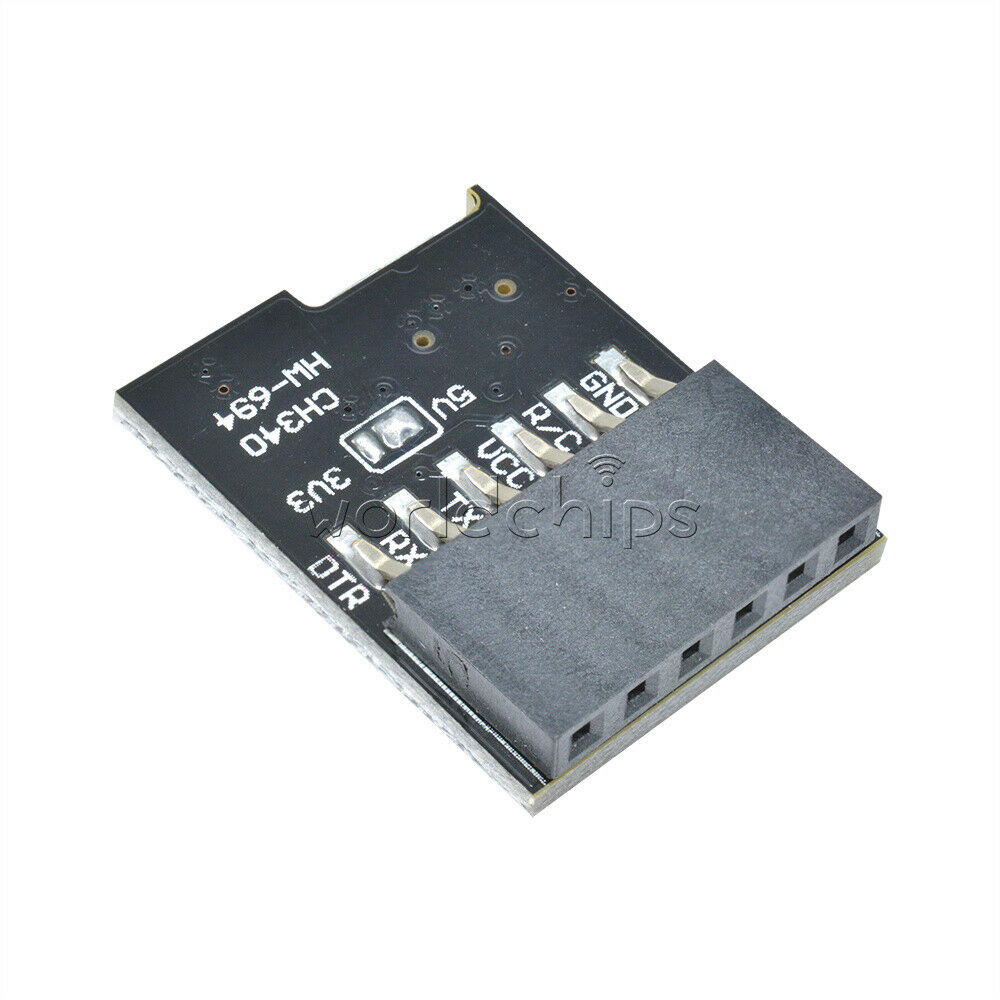 CH340G Breakout 5V 3.3V USB to WEMOS Pro Mini Serial Module Developent Adapter