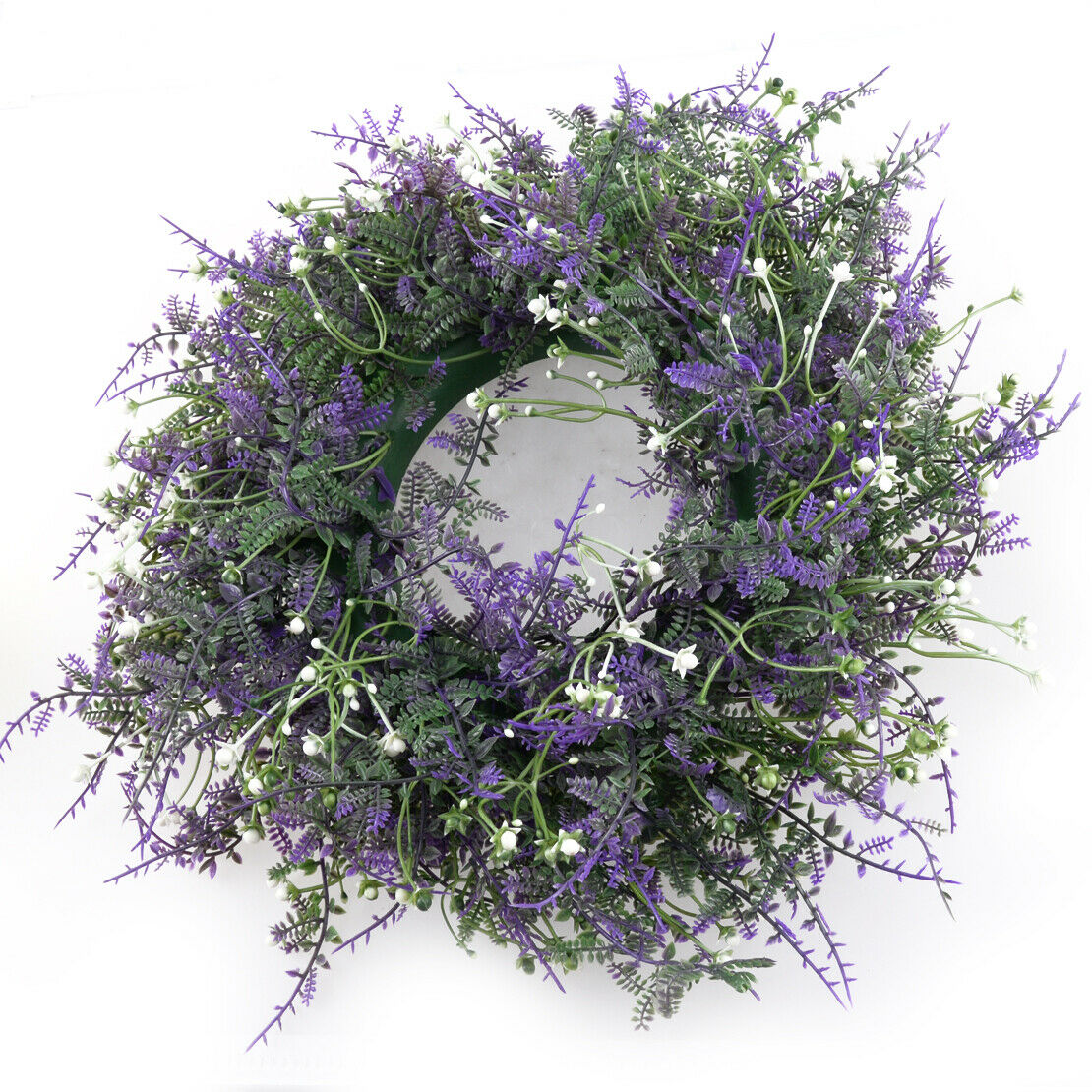 Artificial Lavender Flower Garland Door Hanging Wreath Wedding Party Decor C1
