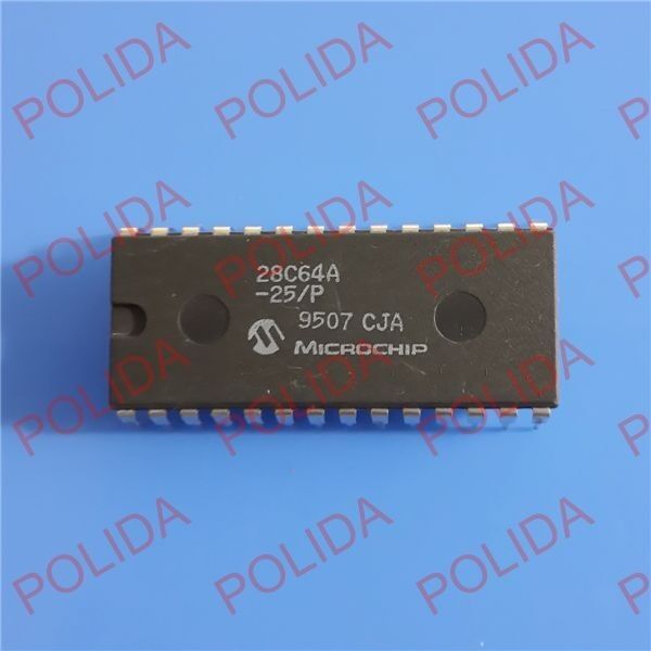 1PCS IC MICROCHIP DIP-28 28C64A-25/P 28C64A