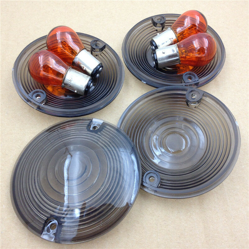 Smoke Turn Signal Lens For 98-17 Haley Davidson Road Glide FLTR FLTRU FLTRX