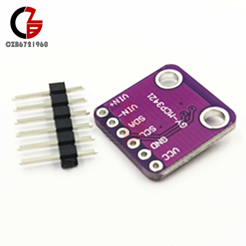 MCP3421 SOT-23-6 ADC A/D Converter Evaluation Board For PICkit Serial Analyzer