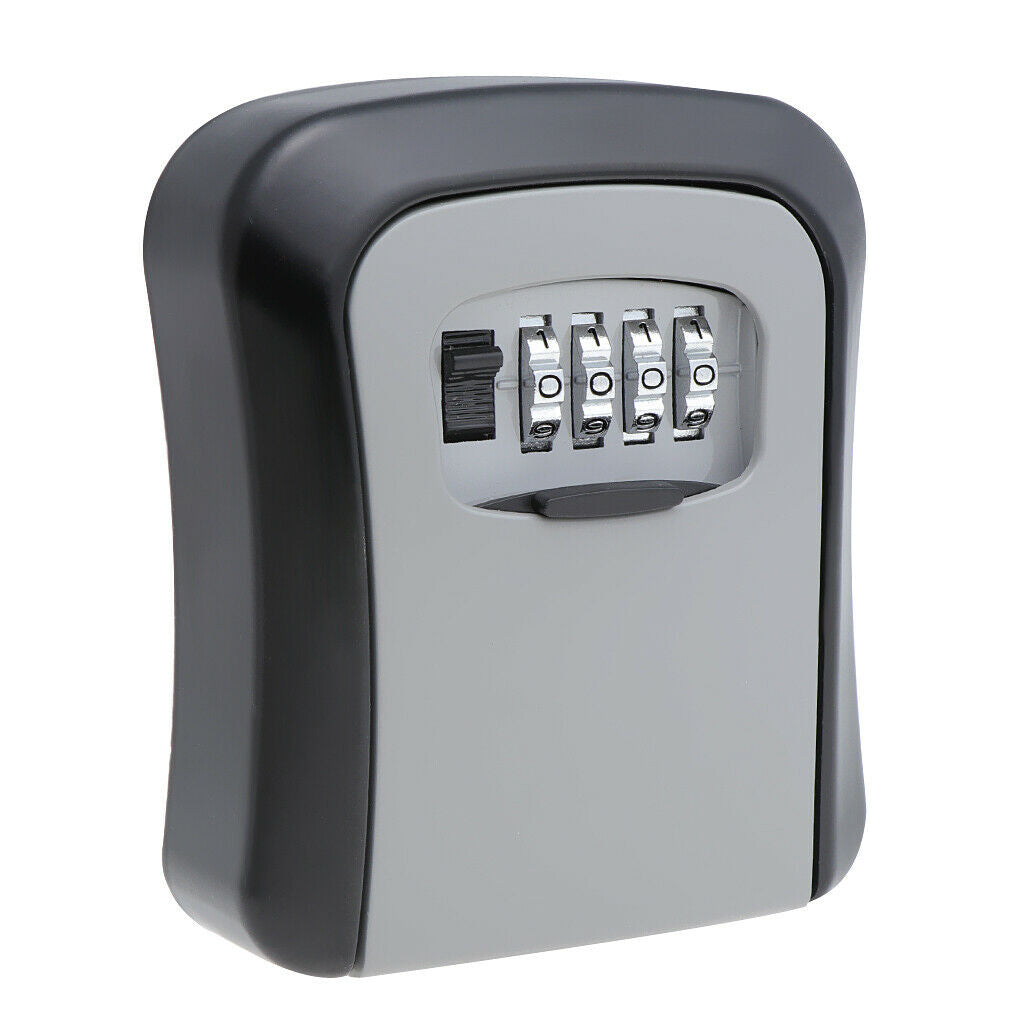 4.5'' Security Steel Wall Mounted Key Box With Combination Lock Safe Store Key