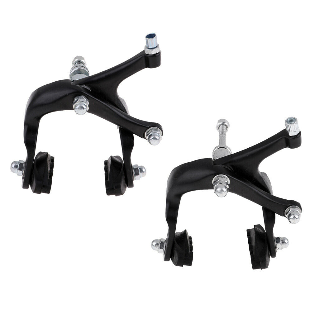 Bike Brake Caliper Bicycle Long Reach Side-Pull Front Rear C-Brakes Parts