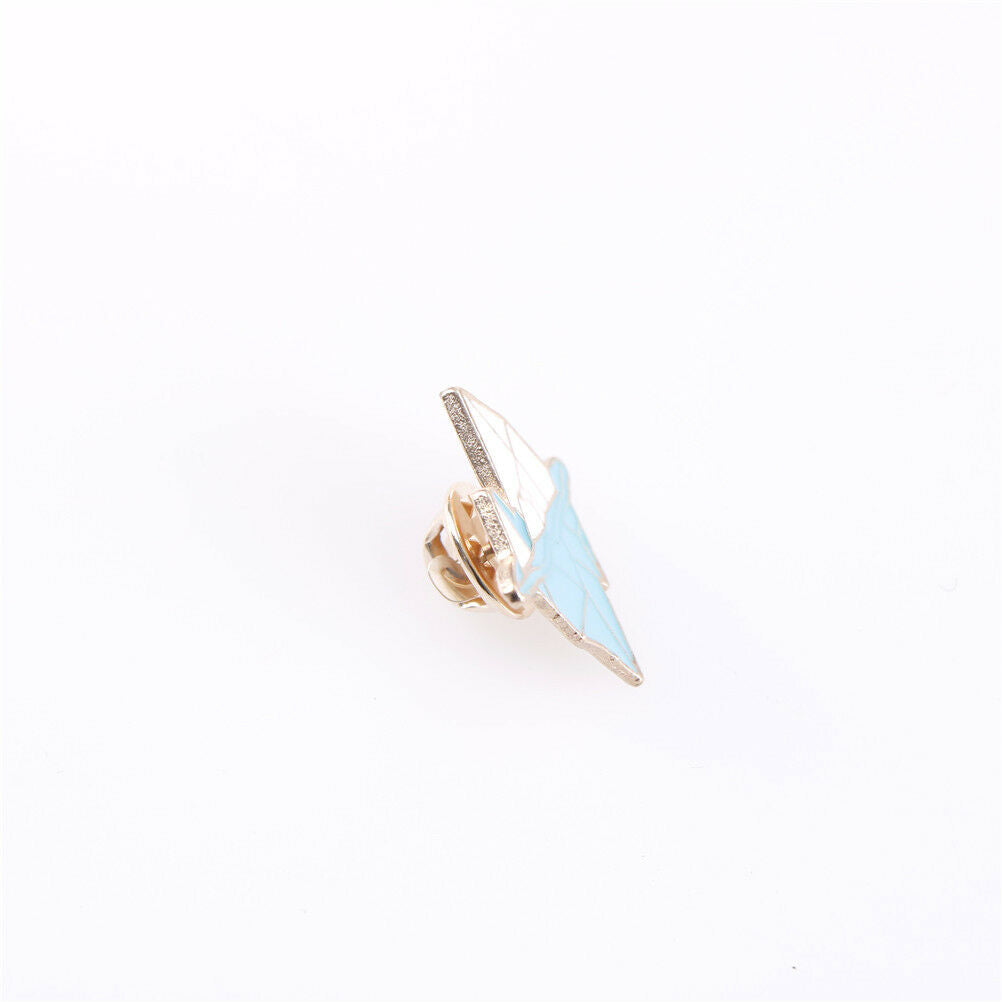 Antarctic iceberg brooch Enamel Pin buckle White Blue Metal Snow MountainB.l8