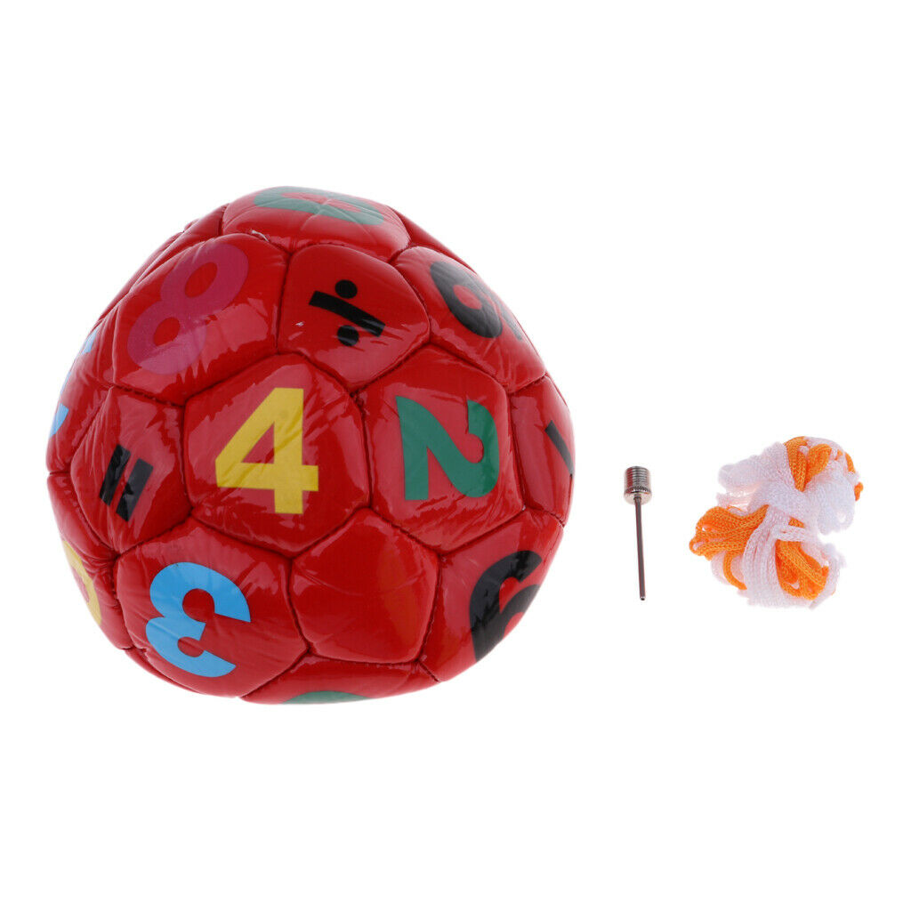 2X Mini Official Size 2 Kids Football Soccer Ball for Unisex Boys Girls Red