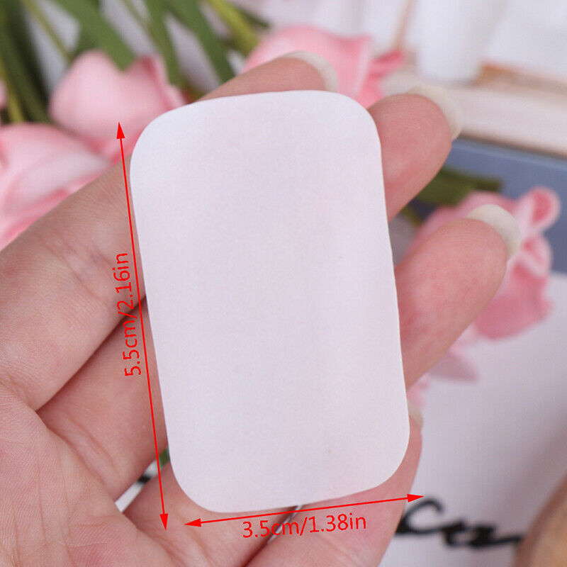 50pcs Portable Disposable Hand Soap Paper Travel Hand Washing Scented TraveY XC