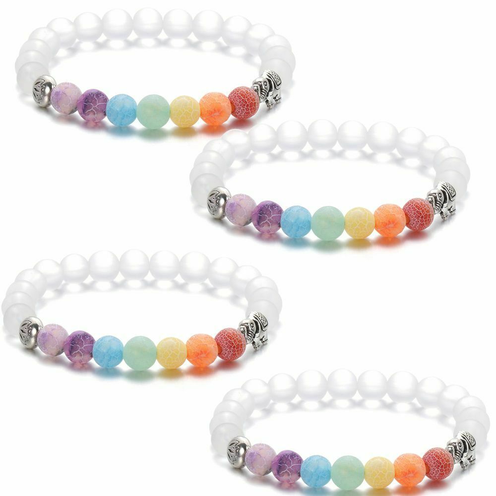 Fashion Mens Jewelry Crystal Beads Lava Stone Yoga Beads Bracelet Bangle